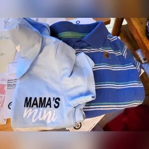 2 Dressey Baby Boys Onezies 3-6 months